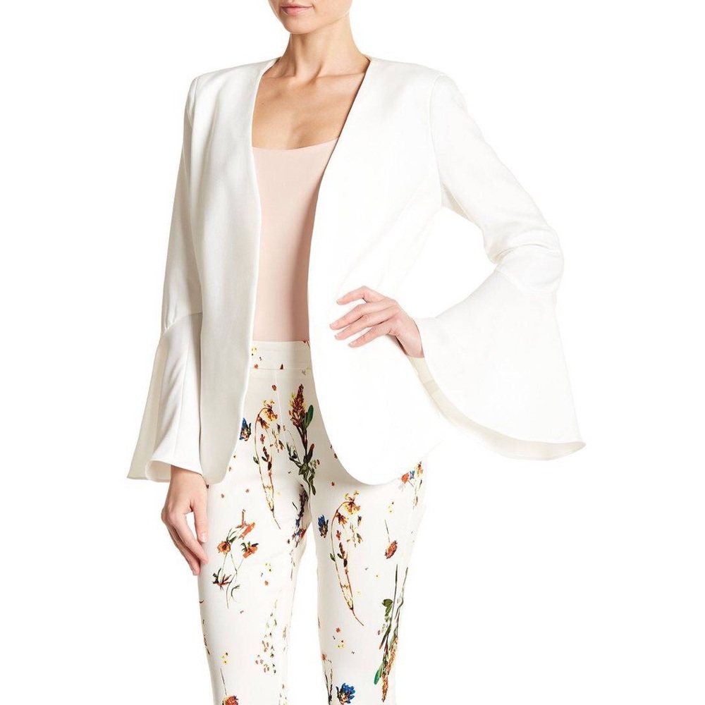 NWT Philosophy White Blazer with Bell Sleeves